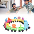 Kids Digital Train Toy, Colorful Shape Recognition Educational Numbers Train Toy Improve Coordination for Home Play.