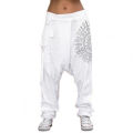 Women Low Rise Drop Crotch Retro Print Saggy Baggy Trousers Loose Harem Pants Women Saggy Baggy Trousers Loose Harem Pants Hot.