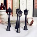 4pcs Mini Street Light Model Post Lights Miniature Street Light DIY Dollhouse Miniature Street Lamp Miniature Artificial Creative Dollhouse Street Light DIY Home Decoration. 