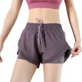 Summer Running Shorts Women 2 In 1 Marathon Quick Dry Shorts Gym Loose Sport Shorts Breathable Yoga Shorts. 