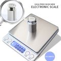 0.01/0.1g 500g/1/2/3kg High Precision LCD Jewelry Scales Electronic Grams Weight Balance Scale For Baking Digital Weighing Scale. 