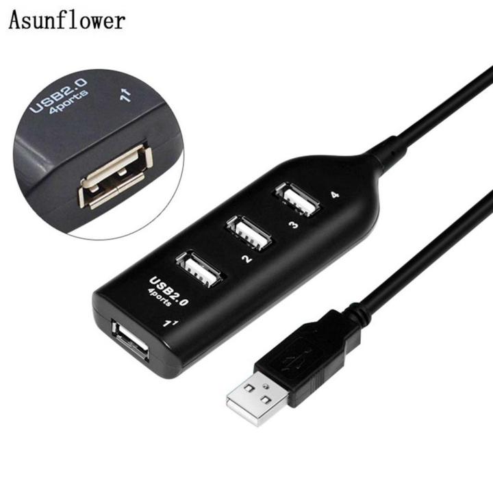 High%20Speed%20USB%204%20Port%20USB%202.0%20Hub%20for%20PC%20Laptop%20Tablet%20-%20Black%20-%20Image%202