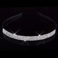 New Hair Band Wedding Hair Accessories for Women Girls Headband Hair Ornaments Headpiece Blue Crystal Crown Hair Jewelry.