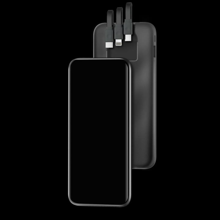 itel 10000mAh Built in Cable Power Bank Star100C