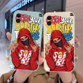 【Lejia】for Samsung a02s case thin original side edge square phone case silicone casing fashion cool boy full back camera cases shockproof protection softcase.