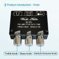 Bluetooth 5.0 Decoder Board Dual Channel Stereo Low Noise High and Low Tone Pre-Module Amplifier Board ZK-PT1.