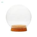 3pcs Glass Ball Shaped Cover Landscape Terrarium Container Lid Vase Bottle. 