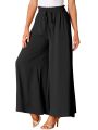 Women's All-Day Comfort Palazzo – Soft Cotton Fabric. 