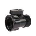 2pcs Garden Irrigation Valve 3/4" Male to Female Thread Extend Hose Switch Layor.