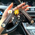 LED Luminous Sound Daisy Camera Pendant Keychain - Creative and Fun. 