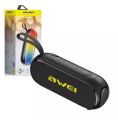 Awei KA2 Portable Outdoor Speaker TWS 10W Bluetooth 5.3 RGB Light Support FM/USB/AUX/TF Card 3D Surround Sound.