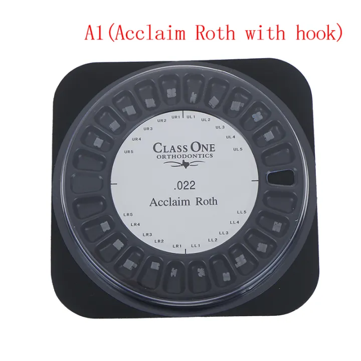 Dental%20Ceramic%20Bracket%20Braces%20Roth%20022%20Slot%20345%20hooks%20Orthodontic%20Class%20One%20-%20Image%202