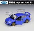 Welly 1:36 Subaru Impreza WRX STI Diecast Car Alloy Vehicles Car Model Metal Toy Model Pull back Special Edition.