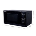 Sharp R-20A0(K)V Microwave Oven - 20 Liters in Black. 