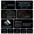 Wavefun XBuds 5 Wireless Earphone with Ear Hook IPX8 Waterproof 2000mAh Charging Case with Power Bank Function BT5.3 Workout Outdoor Headphones. 