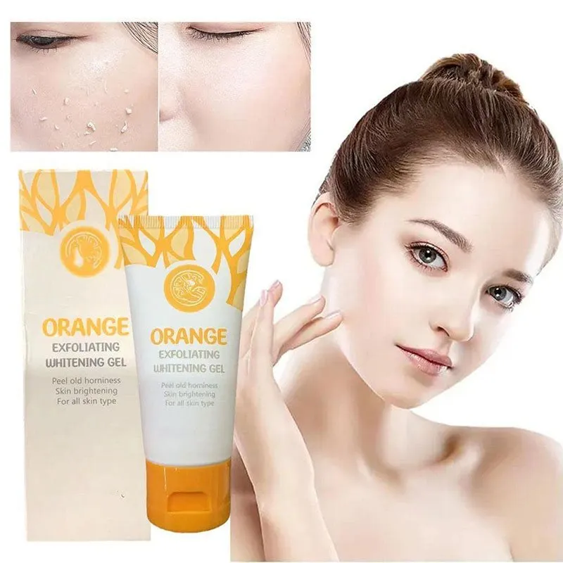 Pouqur orange exfoliating whitening gel