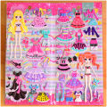 Cartoon Children GIRL'S 3D Bubble Sticker Princess Replaceable Sticker High Quality Sponge Doll.