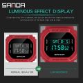 SANDA Watch 293 Digital Watch Men Women 50M Waterproof Sports Watches Male Ladies Clock Electronic Square Watch Lover's Wrist.