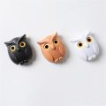 1/5pcs Scary Night Owl Magnetic Key Hooks Adhesive Hold Keychain Key Hanger Will Open Eyes Wall Decorative Hook For Kitchen Home. 