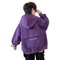 Autumn Winter Big Boys Jacket Thicken Warm Teenager Kids Jackets Fashion Long Style Zipper Hooded Boys Coat 6 8 10 12 14 16 Year. 