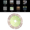 114*2.0*20mm Dry Cutting Segmented Diamond Saw Blade with Cooling Holes 20mm Inner Diameter Marble Granite Tile Incising For Angle Grinder Architectural Engineering Architect.