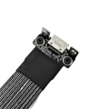 External Extension Cable W/Full-Height Baffle PCIE 4.0 X4 Gen4 M. 2 NVMe to SFF-8611/8612 Adapter OCuLink Graphics Card. 