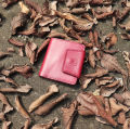 WhiteHat "Reizu" Multifunctional Card Holder and Mini Wallet-Red Wine Color.