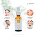 Groome Glowing Serum with Vitamin-C 12% reduce hyperpigmentation dark spots bright glowing skin boost collagen hydrating all skin types 30 ml. 