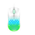 Aula S11Pro Wired White (Blue+Green) Gaming Mouse. 