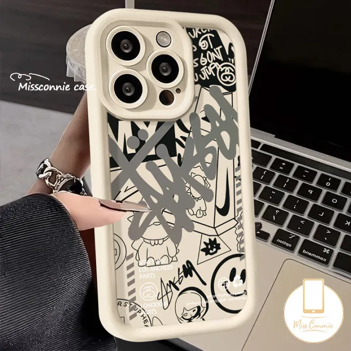 Graffiti%20Trendy%20Brand%20Stussy%20Phone%20Case%20Compatible%20for%20IPhone%2011%2013%2015%2014%2012%20Pro%20Max%20XR%20X%207Plus%20XS%20Max%206S%207%208%2015%206%20Plus%20SE%202020%20Shockproof%20Cute%20Smiley%20Soft%20Tpu%20Cover%20-%20Image%202