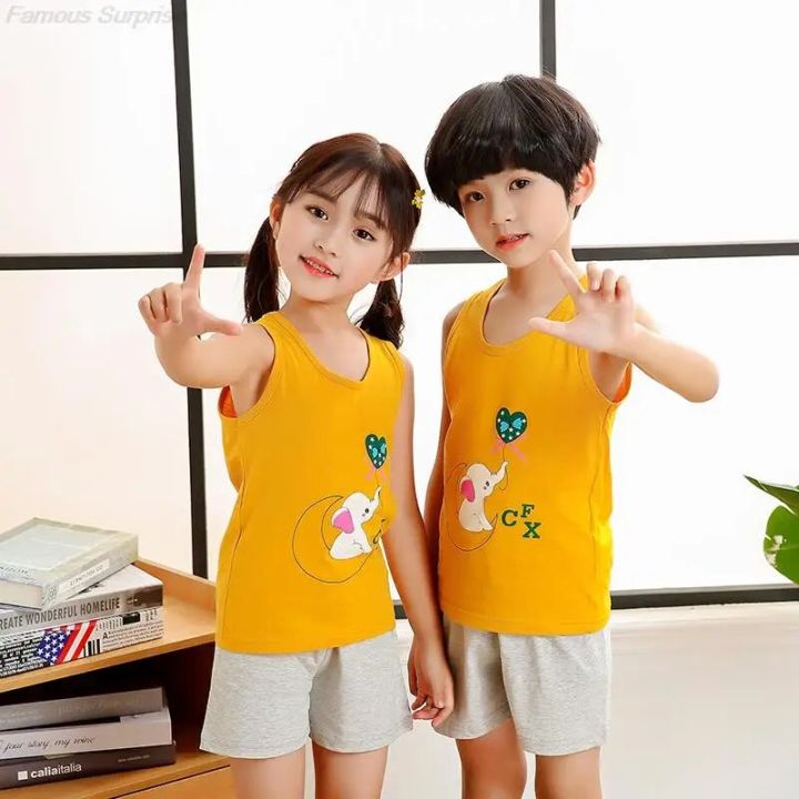Baby%20Kids%20Pajamas%20Cotton%20Boys%20Girls%20Sleepwear%20Set%20Cute%20Cartoon%20Banana%20Rabbit%20Print%20Tops%20+%20Shorts%20Pijamas%20Teenagers%20Nightwear%20Set%20-%20Image%205