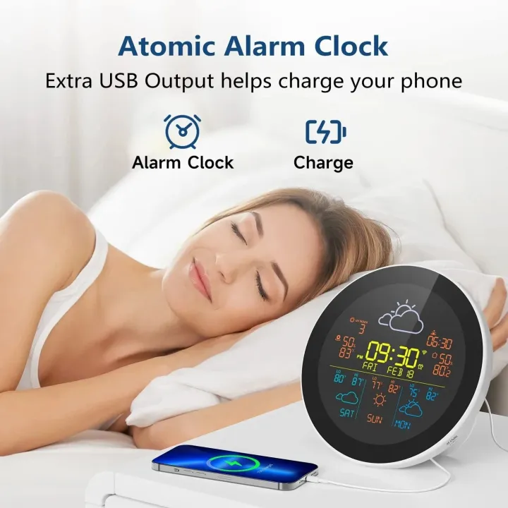 Tuya%20WiFi%20Weather%20Clock%203-Day%20Weather%20Forecast%20Weather%20Station%20Wireless%20Smart%20Thermometer%20Hygrometer%20Remote%20Gauge%20Alarm%20Clock%20-%20Image%204