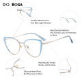 OQ BOGA 7 Colors Unisex Anti Blue Light Radiation Computer Glasses Women Men Eye Protection Fashion Cat Eye Frame Eyewear.