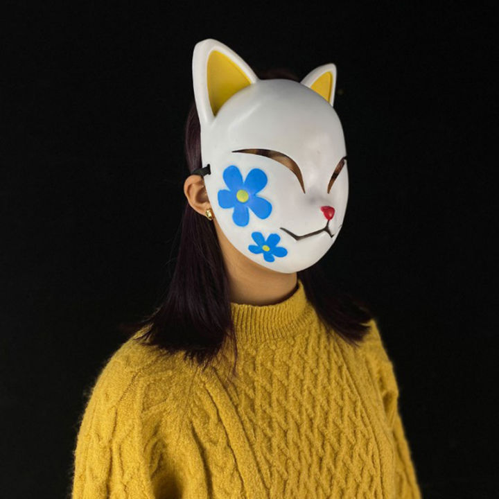 Japanese%20Anime%20Demon%20Slayer%20Cosplay%20Mask%20Rabbit%20True%20Rice%20Half%20Face%20Fox%20Mask%20-%20Image%206
