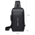 Crossbody Waterproof Lock system Back Pack Bag with free moneybag.