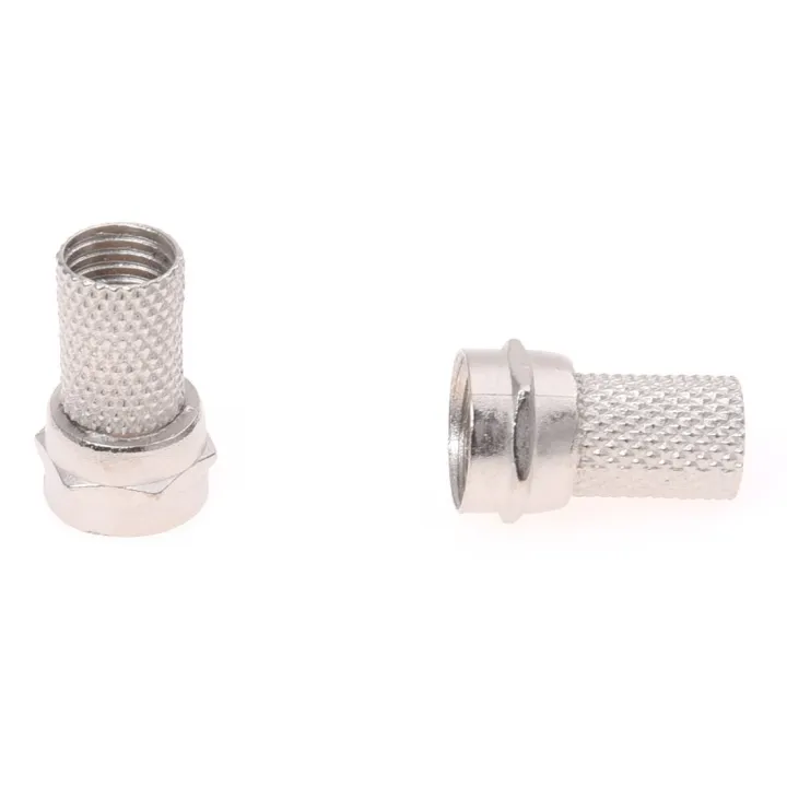 30%20Pcs%20F-Type%20RF%20Connector:10Pcs%20Straight%20Metal%20F%20Type%20Female%20to%20TV%20PAL%20Male%20RF%20Connector%20Adapter%20&%2020Pcs%20CCTV%20RG6%20F-Type%20Twist-On%20Coax%20Coaxial%20Cable%20RF%20Connector%20Male%20-%20Silver%20Tone%20-%20Image%205