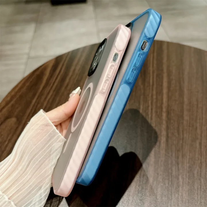 HODON%20Luxury%20Matte%20Clear%20Candy%20Magnetic%20for%20Magsafe%20Case%20For%20iPhone%2017%2016%2015%2014%2013%2012%2011%20Pro%20Max%2014%2015%2016%20Plus%20Cases%20Translucent%20Wireless%20Charging%20Armor%20Hard%20Phone%20Cover%20-%20Image%207