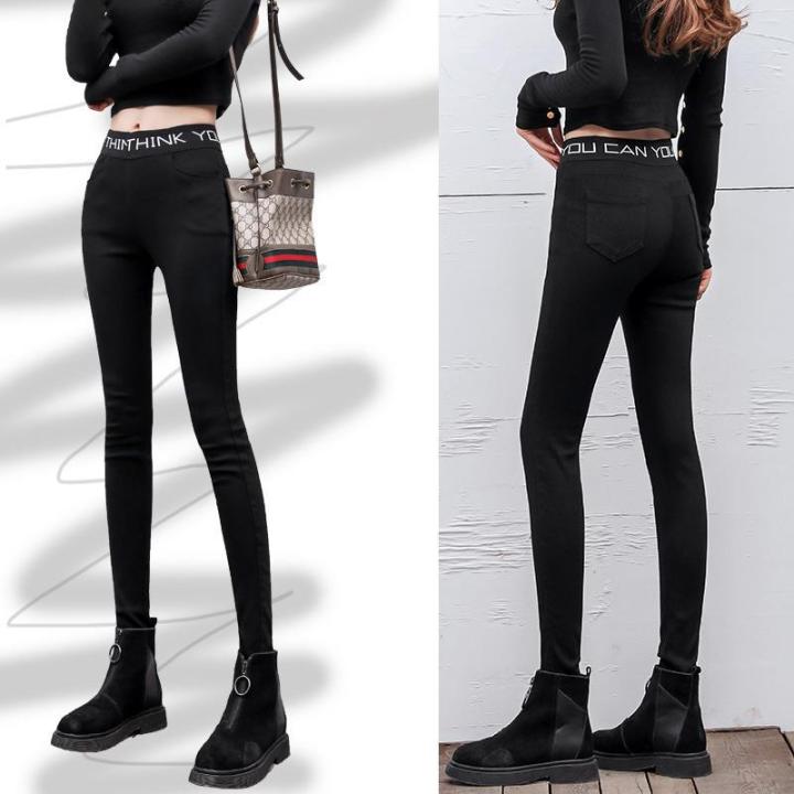 Ripped%20Leggings%20Women's%20Outer%20Wear%20Spring%20and%20Summer2022New%20Korean%20Style%20High%20Waist%20Slimming%20and%20Tight%20Internet%20Celebrity%20Skinny%20Magic%20Pants%20-%20Image%206