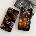 Fnaf Five-nights-At-Freddys Phone Case 2023 For IPhone 15 14 12 13 11 Pro Max Mini X XR XS Max 7 8 Plus New Black Silicon Cover.