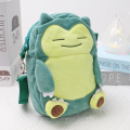 8in Pikachu Gengar Mimikyu Snorlax Rowlet Psyduck Lucario Charmander Plush Backpack Pokemon Anime Shoulder Bag Kawaii Doll Toy.