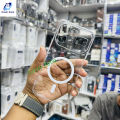 Tecno Camon 50 Ultra Berlia Transparent Magnatic Magsafe Anti Yellow Clear Protective Phone Case Back Cover.