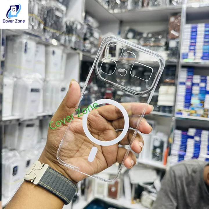 Tecno%20Camon%2050%20Ultra%20Berlia%20Transparent%20Magnatic%20Magsafe%20Anti%20Yellow%20Clear%20Protective%20Phone%20Case%20Back%20Cover%20-%20Image%203