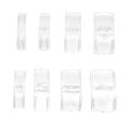 Clear Jewelry Sizer Pads Size Adjuster Reducer Kit Useful. 
