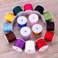 0.8mm 45M/Roll Nylon Cord Thread Chinese Knot Macrame Rattail Bracelet String. 