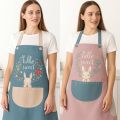 CHAMELI Kitchen Apron for Women with Big Front Pocket Hand-Wiping Waterproof Apron for Kitchen Unique Design Kitchen Accessories items for Home Cooking. 