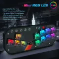 Mini HitBox Controller SOCD Arcade Stick Keyboard RGB Cherry Switch For PC Android PS4 Misterfpga. 