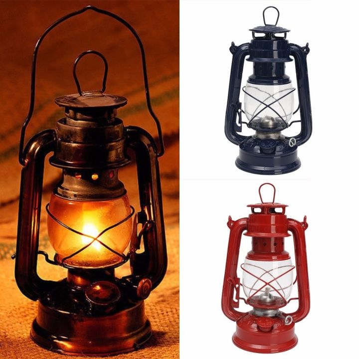 Vintage Style Oil Lamp Lantern Kerosene Paraffin Hurricane Lamp Light for Camping 9.84 Vintage Style Oil Lamp Lantern Kerosene Paraffin Hurricane Lamp Light for Camping 9.84