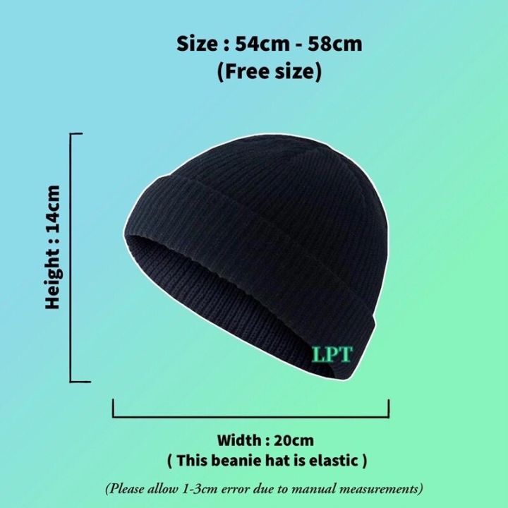Beanie%20Hat%20Topi%20Streetwear%20Unisex%20Knitted%20Skullcap%20Hat%20Binnie%20Roll%20Up%20Edge%20Trendy%20%E6%BD%AE%E6%B5%81%E6%A3%89%E7%BB%87%E5%86%B7%E5%B8%BD%20-%20Image%203