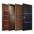 Customized Wooden Veneer Internal WPC Door Bathroom Solid Wooden Flush Room Door Bedroom Modern Interior. 