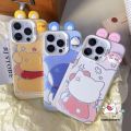 For Samsung A05s A34 A15 A24 A05 A12 A14 A35 A32 A25 A54 A20 A10s A50 A13 A52 A23 A30s A03 A21s A20s A04s A03s A50s A53 A51 A31 A11 Cartoon Winnie DIY 3D Doll Cute Hello Kitty Case. 